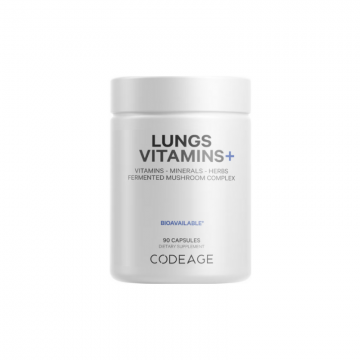 Lungs Vitamins formula complexa pentru imbunatatirea respiratiei, 90 capsule, CodeAge