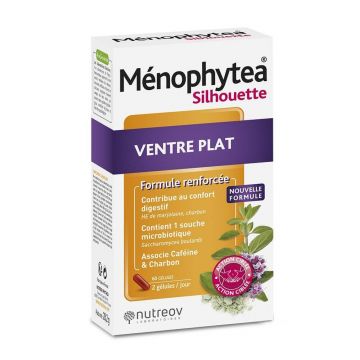 Ménophytea Menophytea siluetă Burtă plată 60 capsule