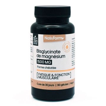 Nat&Form Magneziu bisglicinat 90 capsule