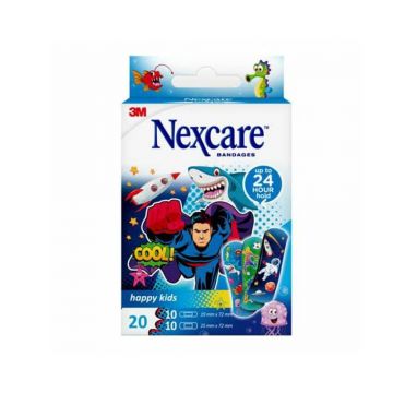 Nexcare Happy Kids Boys Pansamente X20