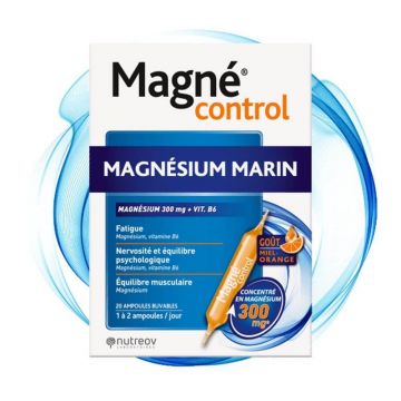 Nutreov Magne Control magneziu marin 20 fiole