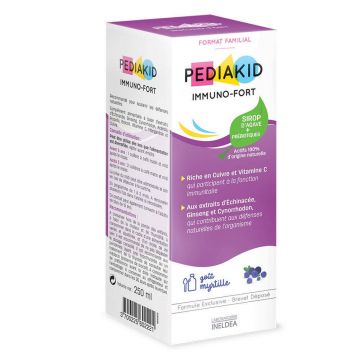 Pediakid Sirop imuno-fort cu aromă de afine 250ml