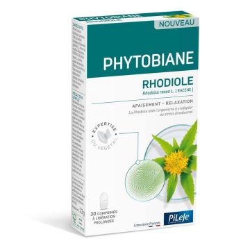 Pileje Phytobiane Rhodiola Calmant și relaxant 30 comprimate