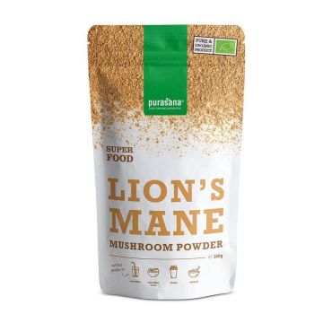 Purasana Super Food Lion's Mane Poudre De Champignon 100g
