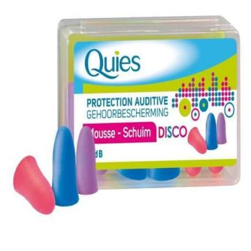 Quies Disco Foam Protecție auditivă 3 perechi
