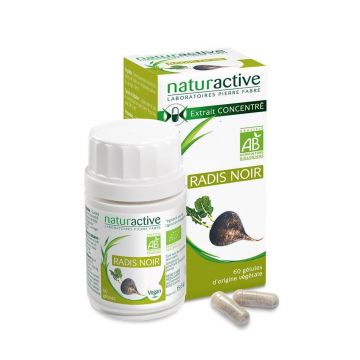 Rădăcină neagră organică Naturactive 60 capsule