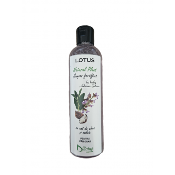 Sampon hidratant cu unt de shea si salvie Natural Plant, 250ml, Lotus Cosmetics
