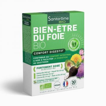 Santarome Wellness Organic Liver 30 gels Confort Digestif 30 gélules