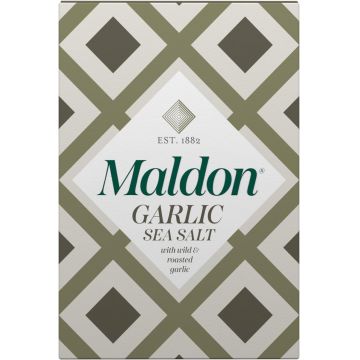 Sare de mare cu usturoi, 100g, Maldon