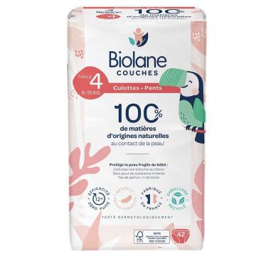 Scutece Biolane mărimea 4 Pas de fuite x42