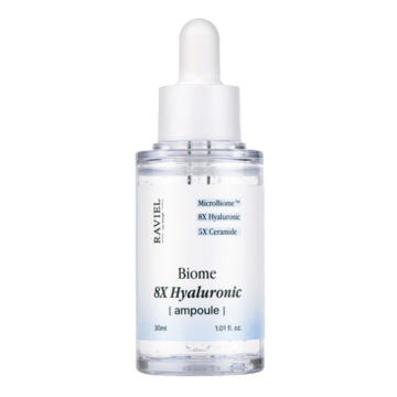 Ser pentru fata Biome 8X Hyaluronic, 30ml, Raviel