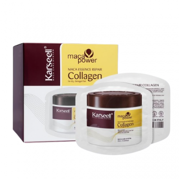 Set pentru calatorie Masti de par Maca Essence Repair, 24 bucati, Karseell