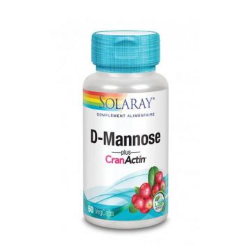 Solaray D-Mannose Plus Cranactin, 60 capsule, Noria Distrubution