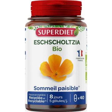 Superdiet Eschscholtzia organică 40 capsule