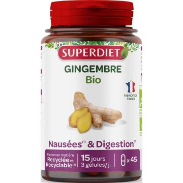 Superdiet Ghimbir organic 45 capsule