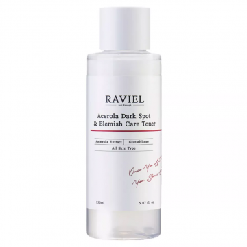 Toner facial cu acerola impotriva petelor si imperfectiunilor, 150ml, Raviel