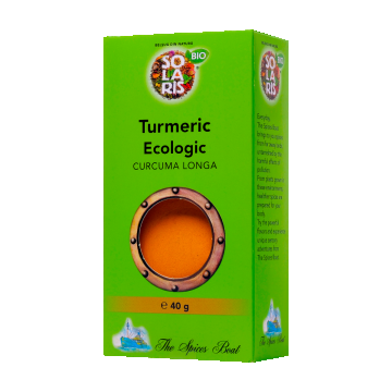 Turmeric macinat Eco The Spices Boat, 40g, Solaris