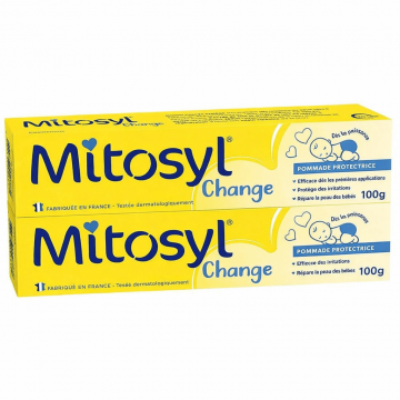 Unguent de protecție Mitosyl Change Duo, 2 x 100 g, Sanofi