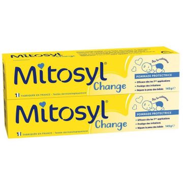 Unguent de protecție Mitosyl Change Duo, 2 x 145 g, Sanofi
