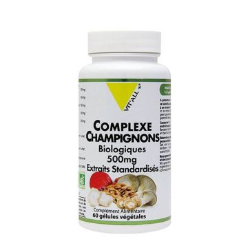 Vit'All+ Complex de ciuperci organice 60 capsule