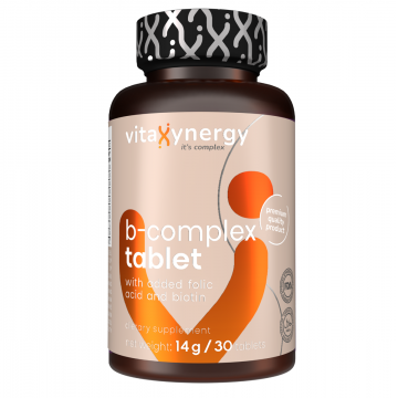 Vitamina B Complex, 30 tablete, Vitaxynergy
