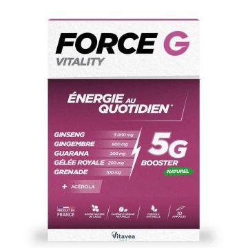 Vitavea Santé Force G Energie zilnică Vitalitate 10 fiole