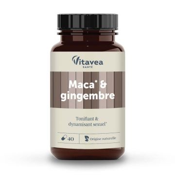 Vitavea Santé Nutri'sentiels Maca Ginger Tonifiant & Dynamisant sexuel x30 capsule