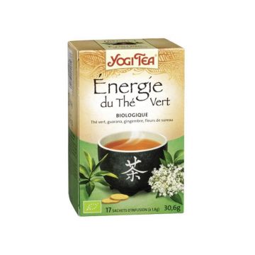 Yogi Tea Energia Du The Vert 17 pliculețe