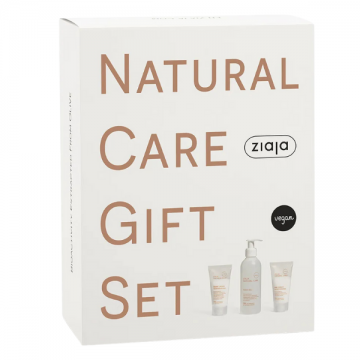 Ziaja Set natural care crema de zi 50ml +crema de noapte 50ml + gel de curatate fata 200 ml pachet
