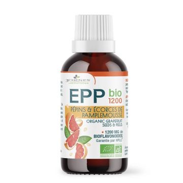 3 Chênes Extract de semințe de grapefruit 1200 organic 50ml