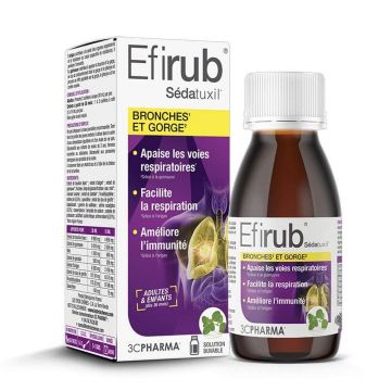 3C Pharma Efirub Sedatuxil Bronhi și gât 125 ml