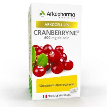 Arkopharma Arkocapsule Cranberry 600 mg fructe de padure 45 capsule