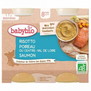 Babybio Primele mele bucăți de fondant organic De la 8 luni 2x200g