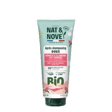 Balsam delicat pentru toate tipurile de par cu extract de galbenele Bio, 200ml, Nat&Nove