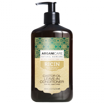 Balsam fara clatire ultra-hidratant cu ulei de ricin, 400ml, Arganicare