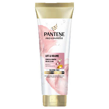 Balsam pentru par cu biotina fara silicon Lift'N'Volume, 160ml, Pantene