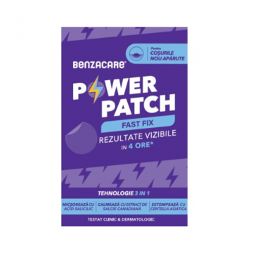 Benzacare Power Patch Fast Fix Plasturi anti-acnee 36 bucati
