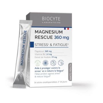 Biocyte Magnesium Rescue 360mg Stres Et Oboseală 14 Sticks