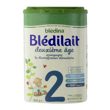 Blédina Blédilait 2 Lapte praf 6 - 12 luni 800g