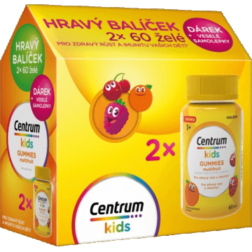 Centrum Kids Gummies Multifruit, 2 x 60 pachet