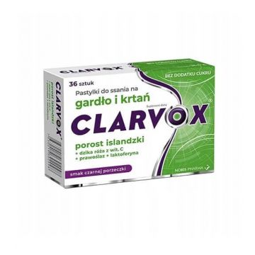 Clarvox Lichen Rose, 36 pastile