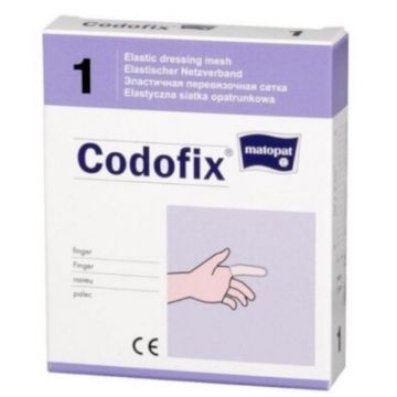 Codofix Plasă elastică de pansament nr. 1, 1-1,5 cm x 10 m (deget)