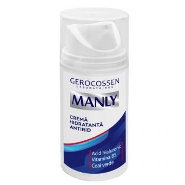 Crema hidratanta antirid Manly, 100ml, Gerocossen
