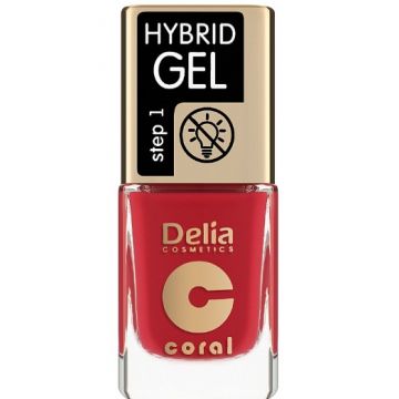 Delia Coral Hybrid Gel Color Step 1 Lac Unghii 61