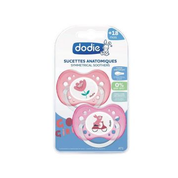 Dodie Anatomical Soothers Fun Animals Collection 18 luni și Plus x2