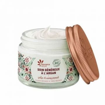 Fleurance Nature Tratament facial generos pe bază de L'Argan Bio 50ml