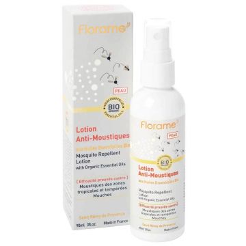 Florame Loțiune anti-țânțari cu uleiuri esențiale organice 90 ml