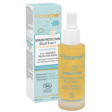 Florame Organic 3-in-1 Brightness Protection Serum 30ml
