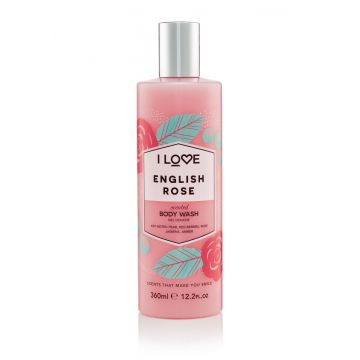 Gel de dus English Rose Signature, 360ml, I Love Cosmetics