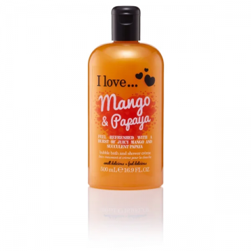 Gel de dus Mango Papaya Originals, 500ml, I Love Cosmetics